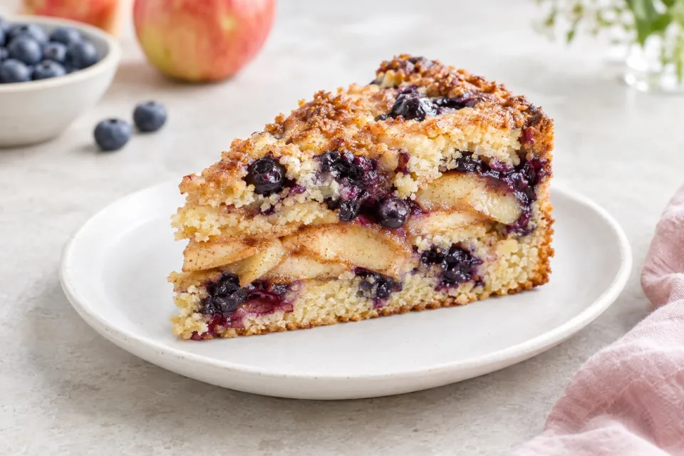 Apple Blueberry Pie Cake