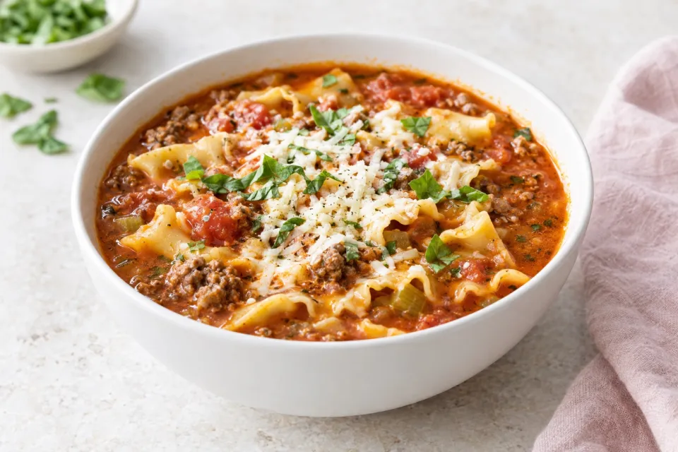 Lasagna Soup
