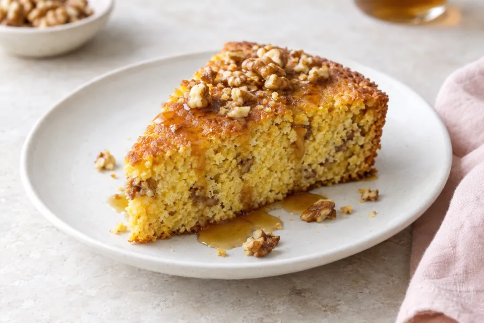 Maple and Walnut Cornbread