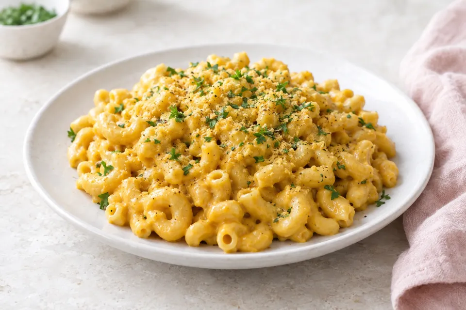 Vegan Stovetop-Style Macaroni and Cheese