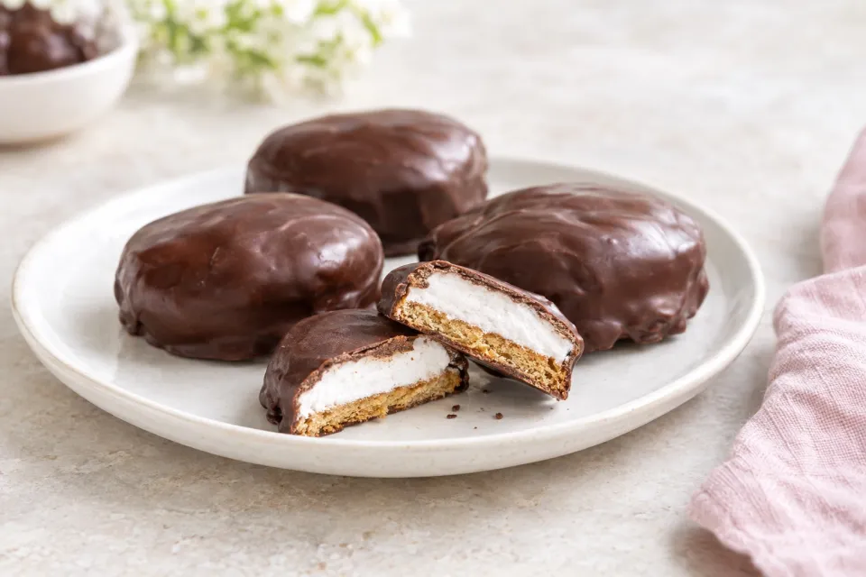 Homemade Mallomar Bars
