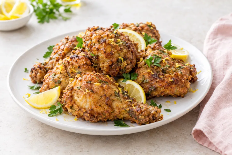 Lemon-Marinated Tuscan-Jewish Fried Chicken
