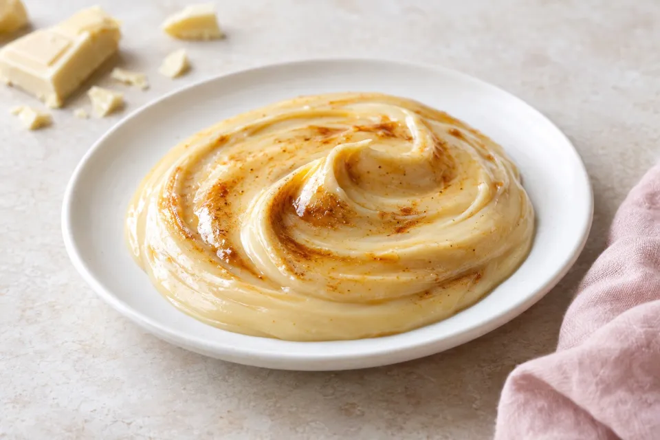 Caramelized White Chocolate Ganache