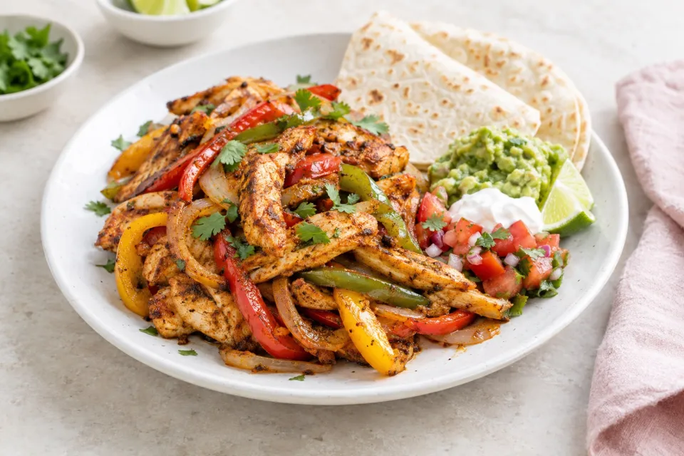 Sheet Pan Chicken Fajitas