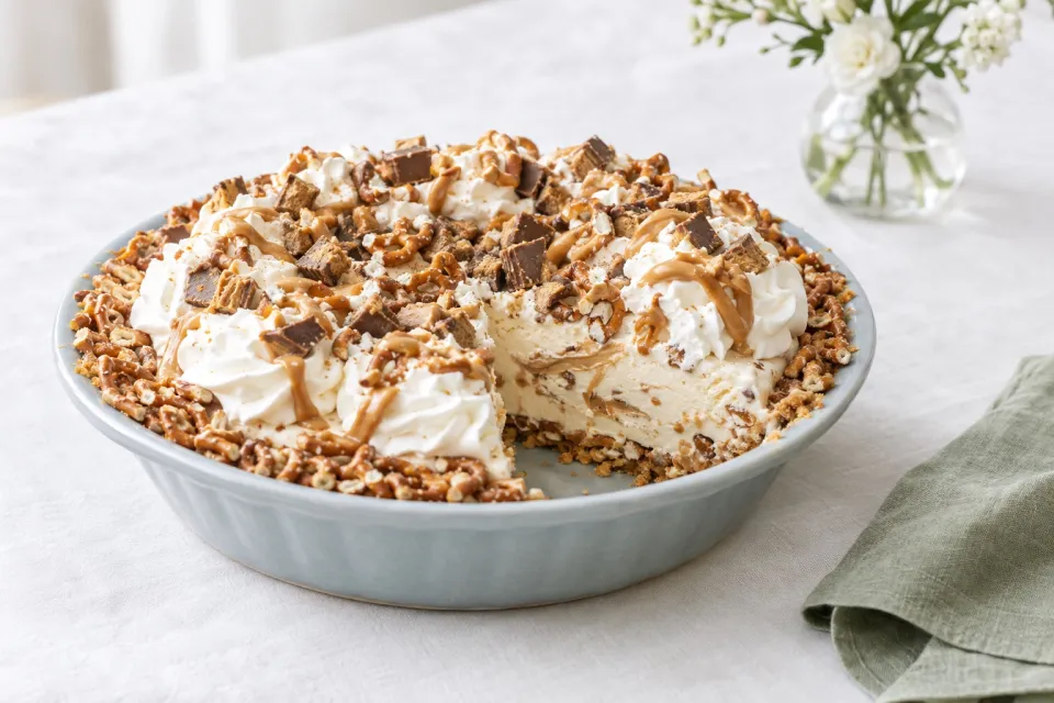 Peanut Butter Pretzel Pie