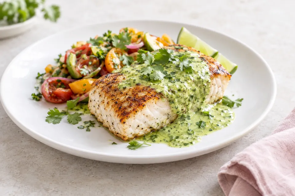 Mahi Mahi with Cilantro Sauce