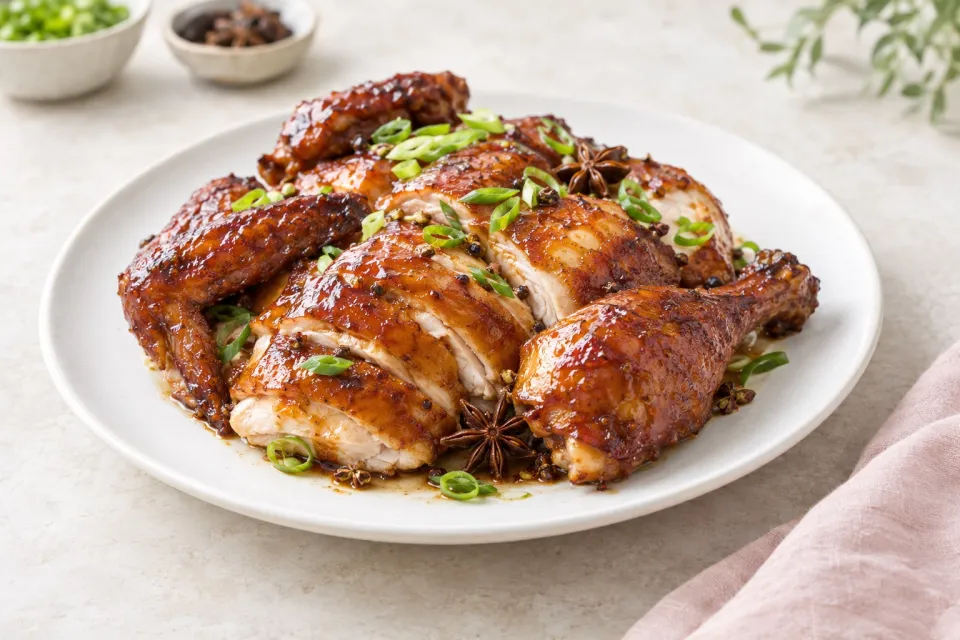 Chinese Five-Spice Lacquered Chicken
