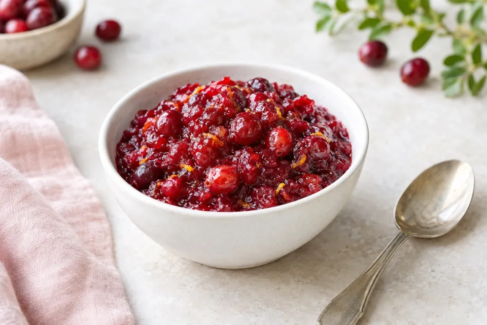 The World's Easiest Thanksgiving Cranberry Sauce