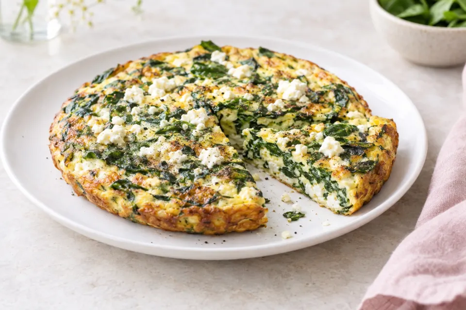 Spinach and Feta Frittata