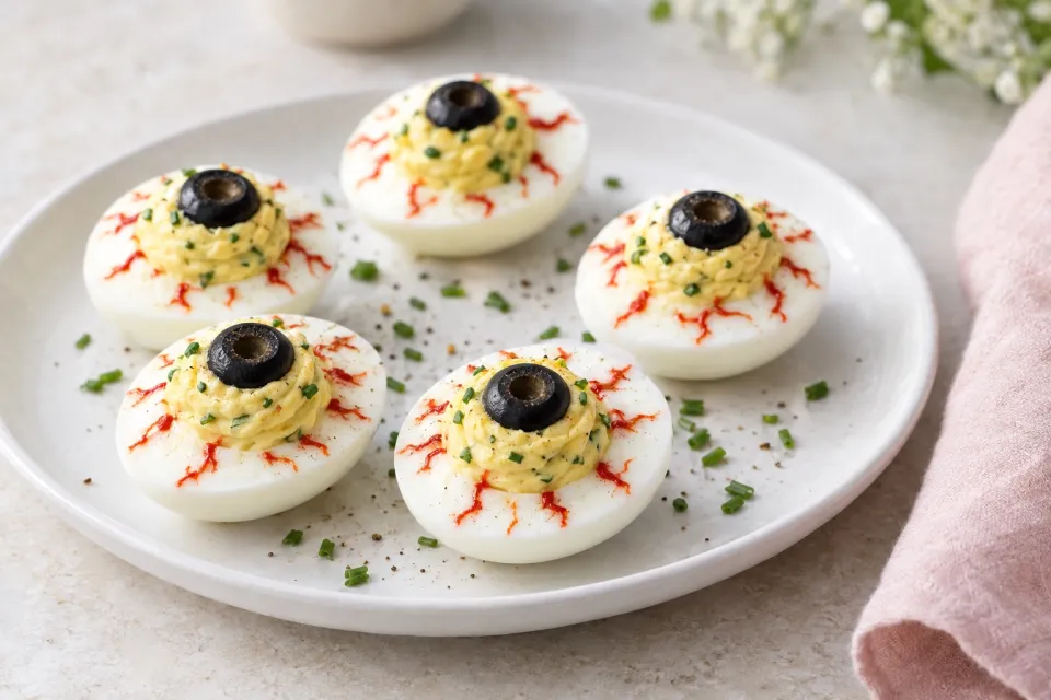 Deviled-Egg Eyeballs