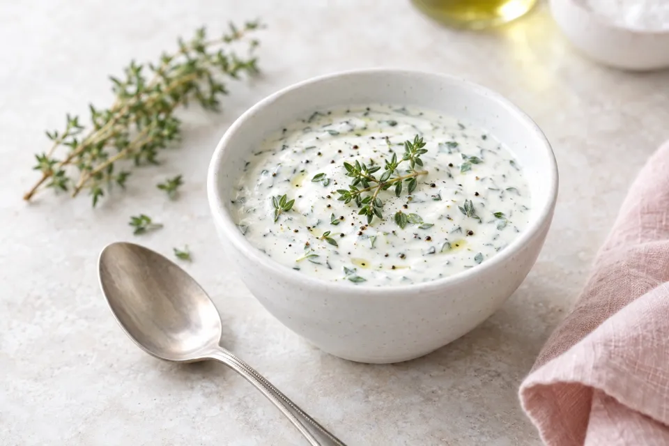 Yogurt and Thyme Dressing