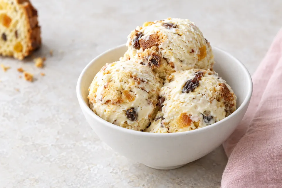Leftover Panettone Ice Cream