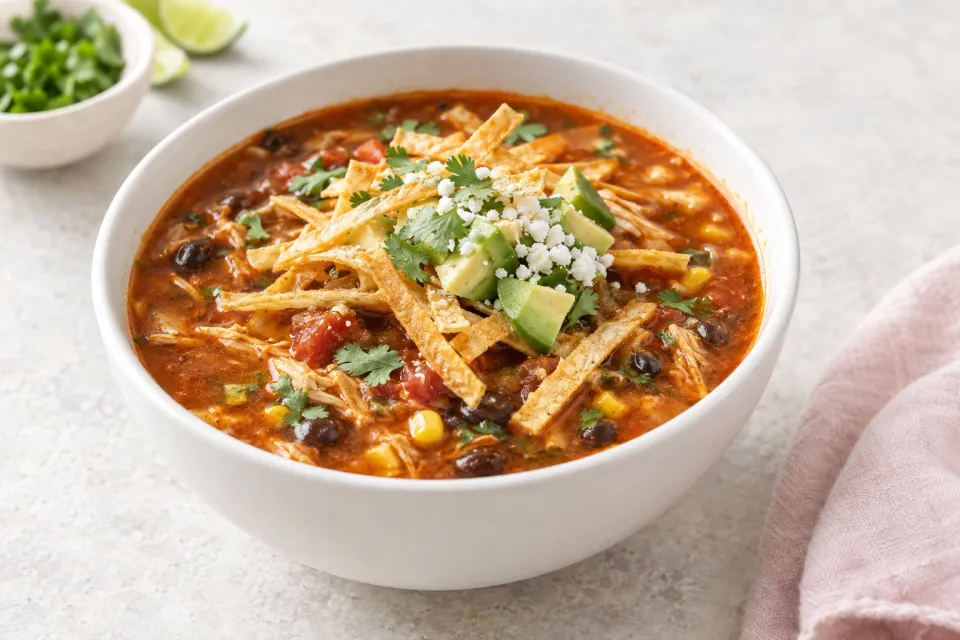 Real-Deal Tortilla Soup