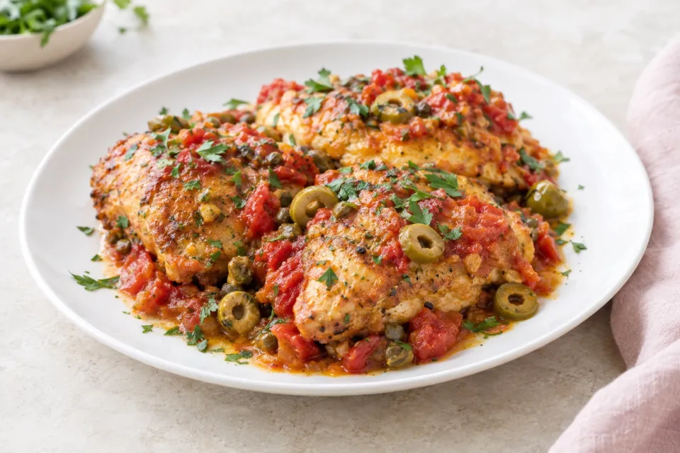 Chicken Catanzaro Style