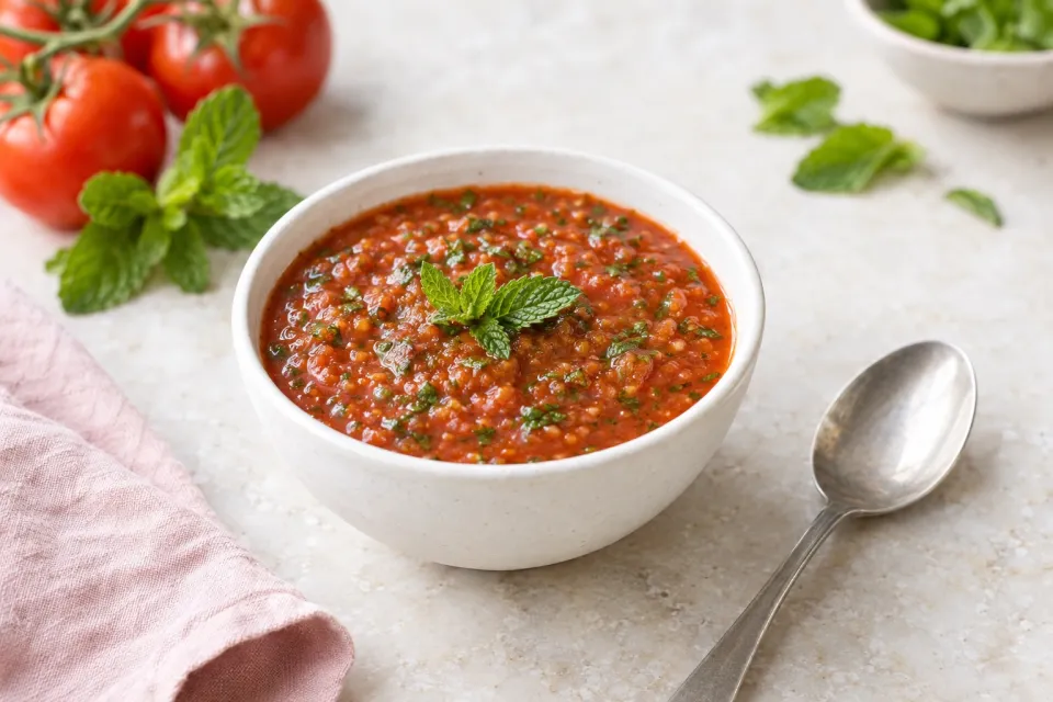 Tomato-Mint Sauce