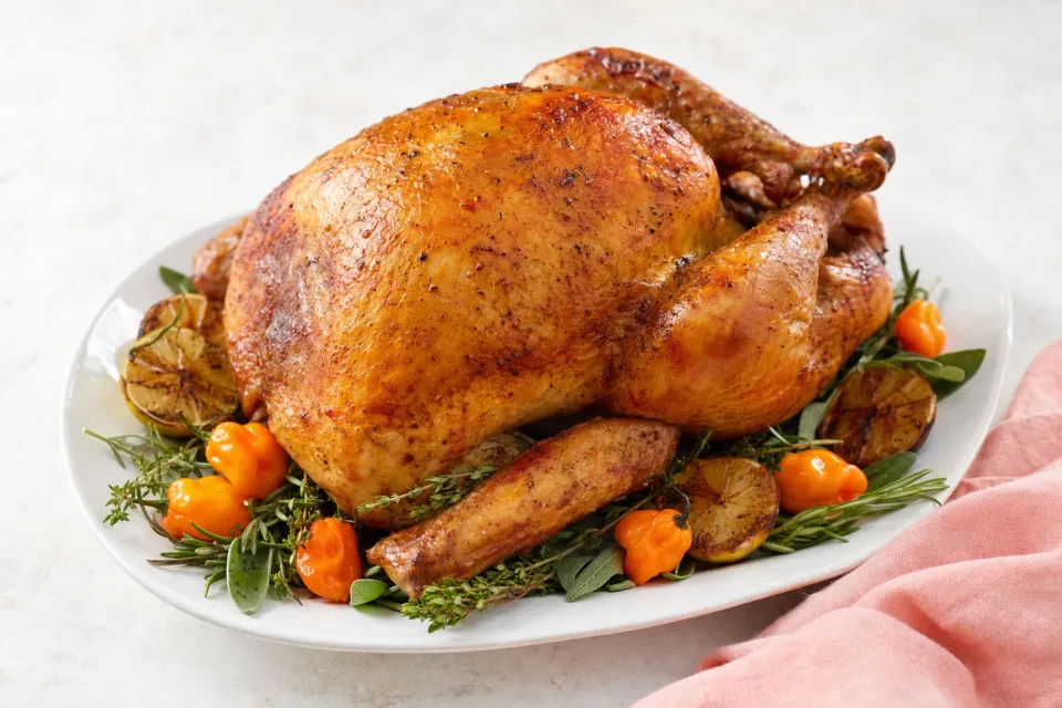 Habanero-Brined Roasted Turkey