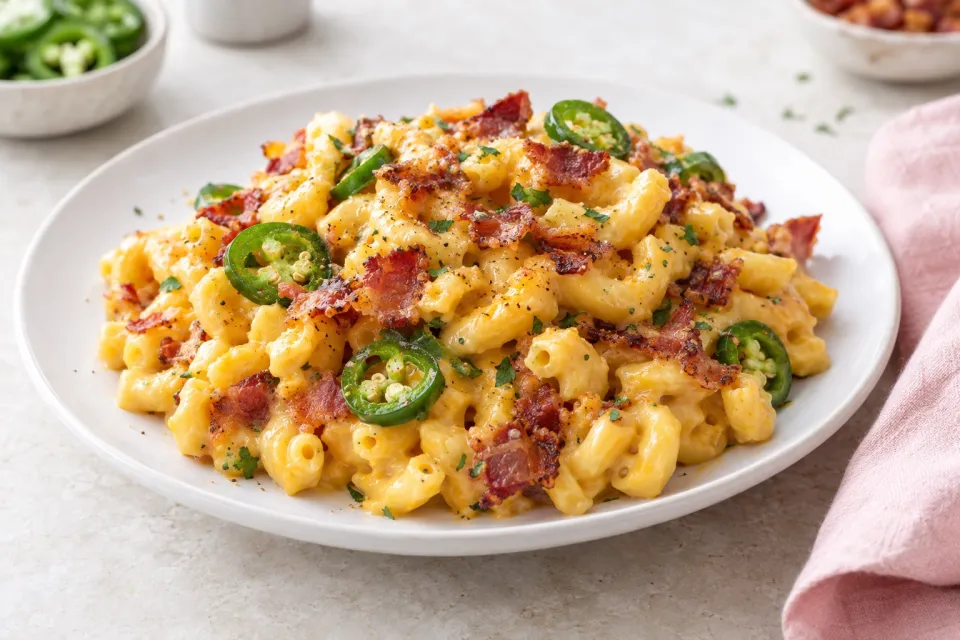 Bacon-Jalapeño Stovetop Mac and Cheese