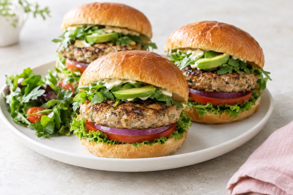 Seriously Meaty Turkey Burgers