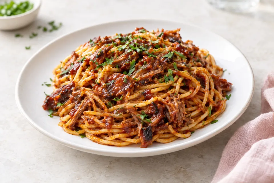 Barbecue Spaghetti