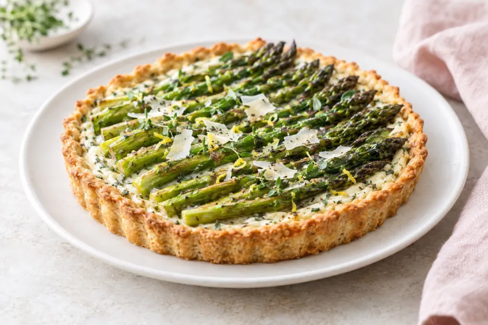 Gluten-Free Roasted Asparagus Tart
