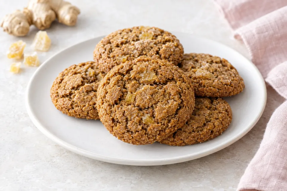 Double Ginger Cookies