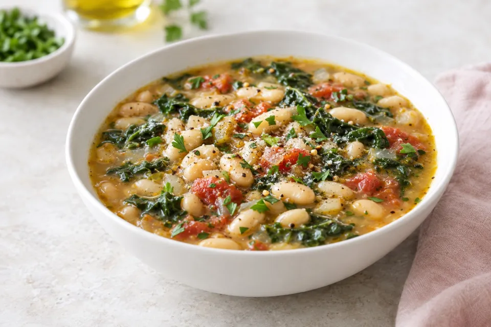 30-Minute Tuscan White Bean Soup