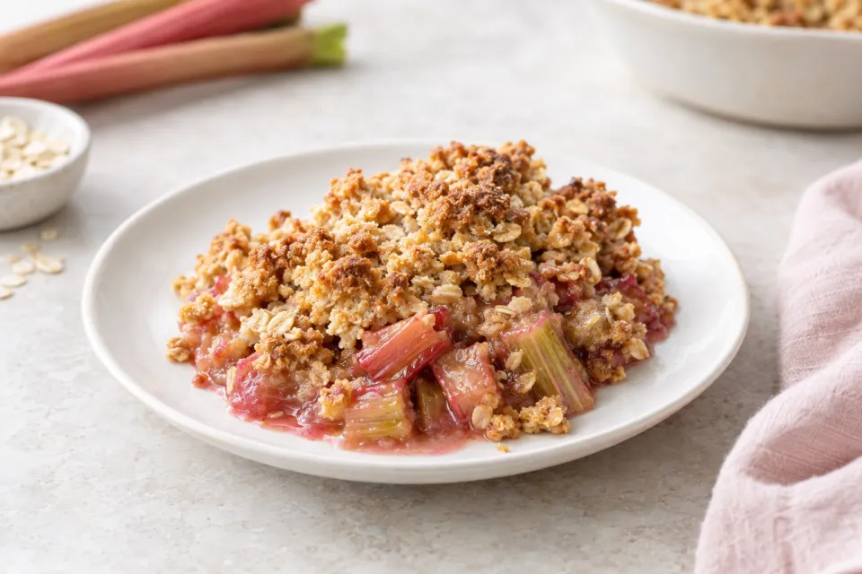 Rhubarb Crisp