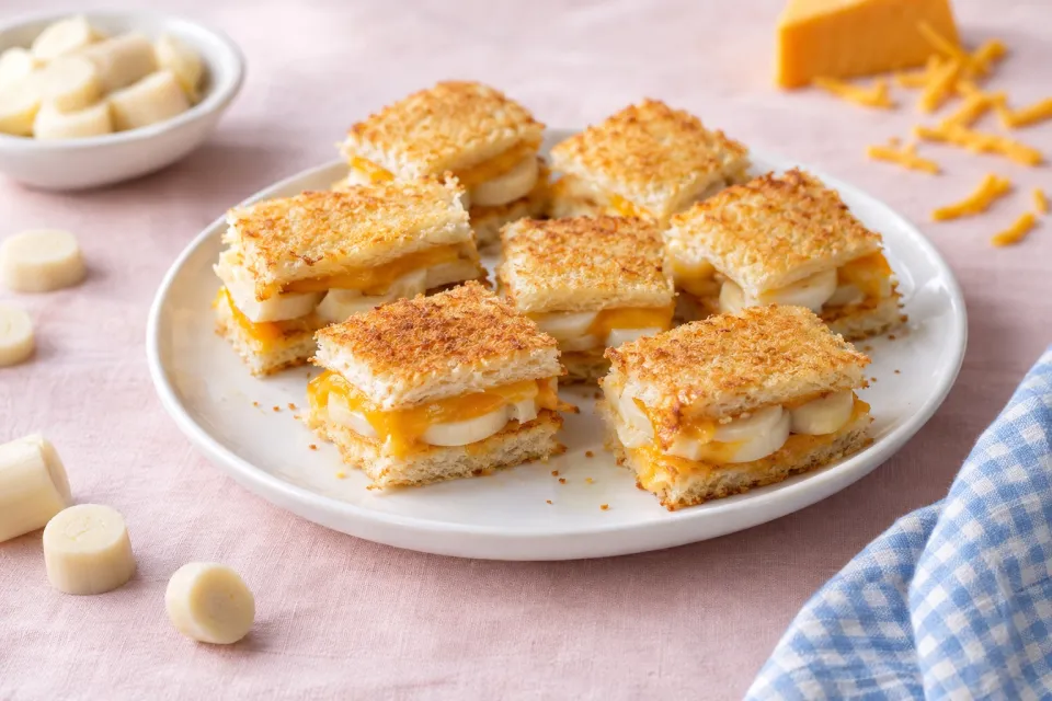 Crispy, Cheesy Party Sandwiches