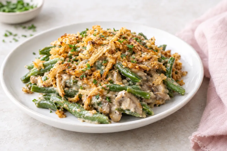 Vegan Green Bean Casserole