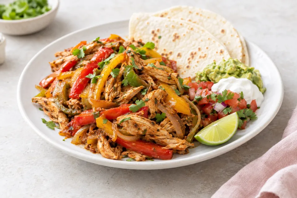 Slow Cooker Chicken Fajitas