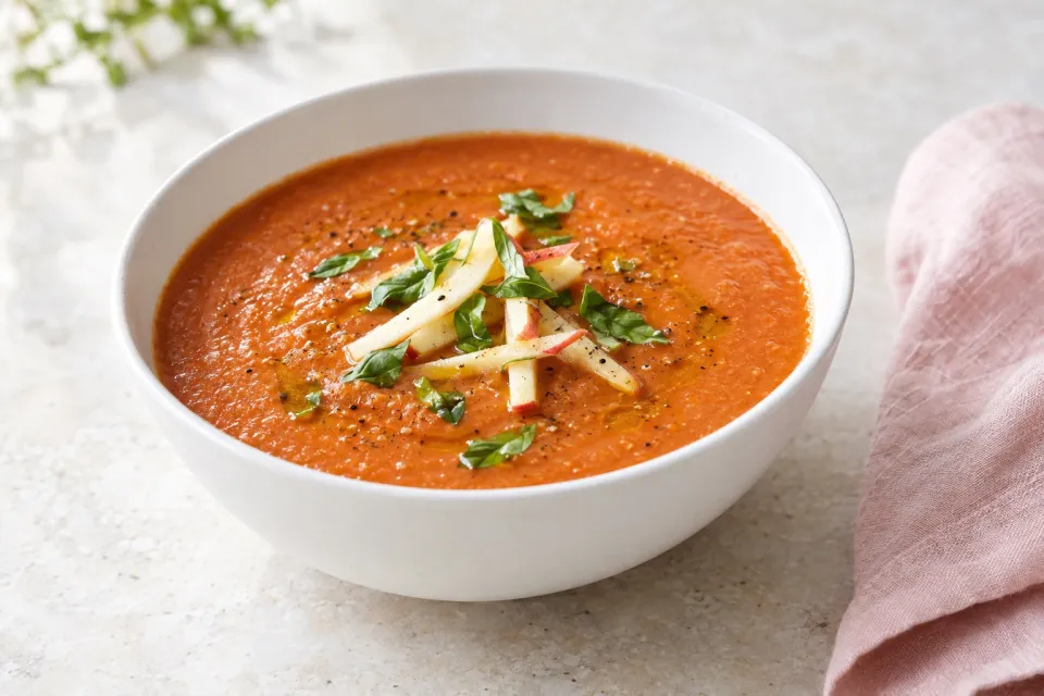 Stephanie Izard's Tomato-Apple Soup