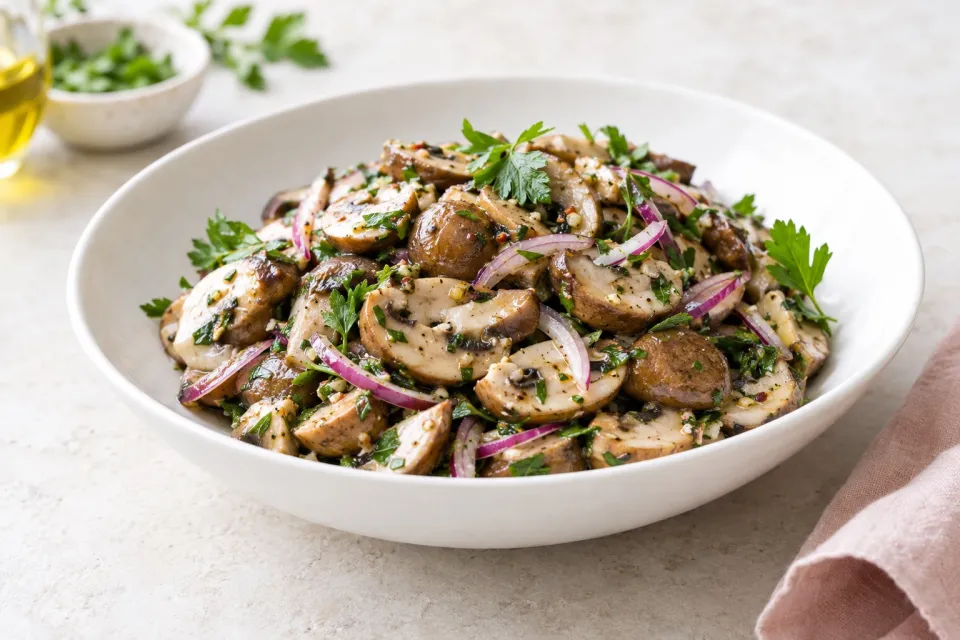 Marinated Mushroom Salad