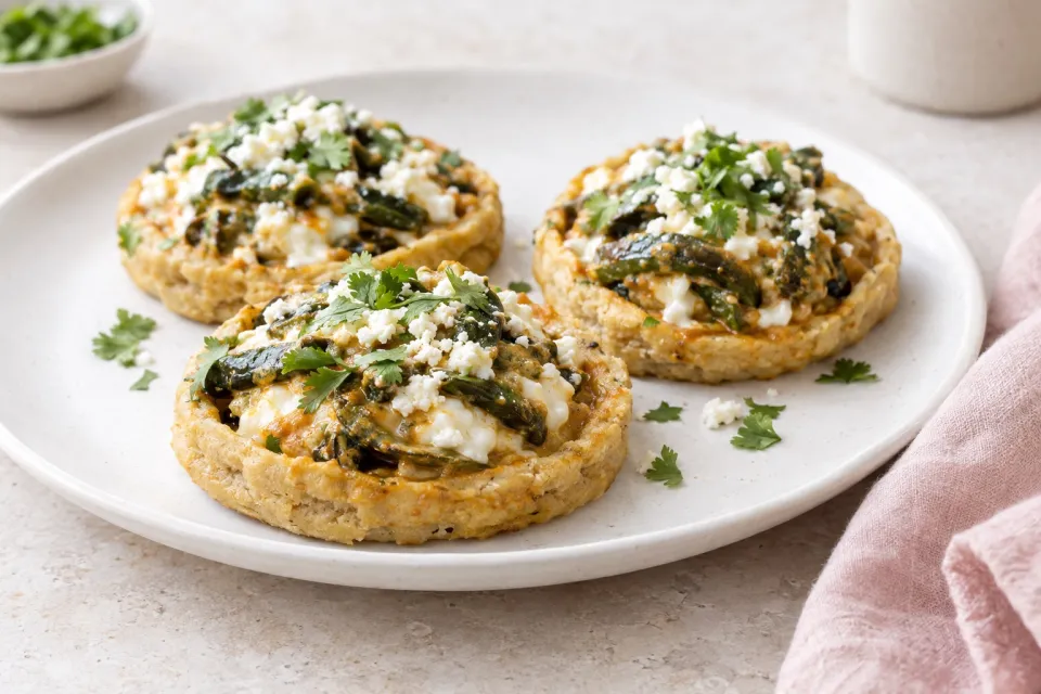 Sopes De Chile Con Queso