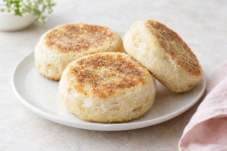 Old-Fashioned, No-Knead English Muffins