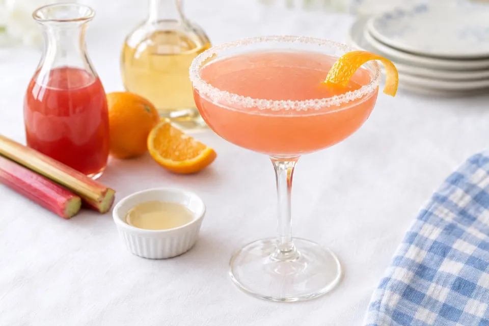 Rhubarb Sidecar