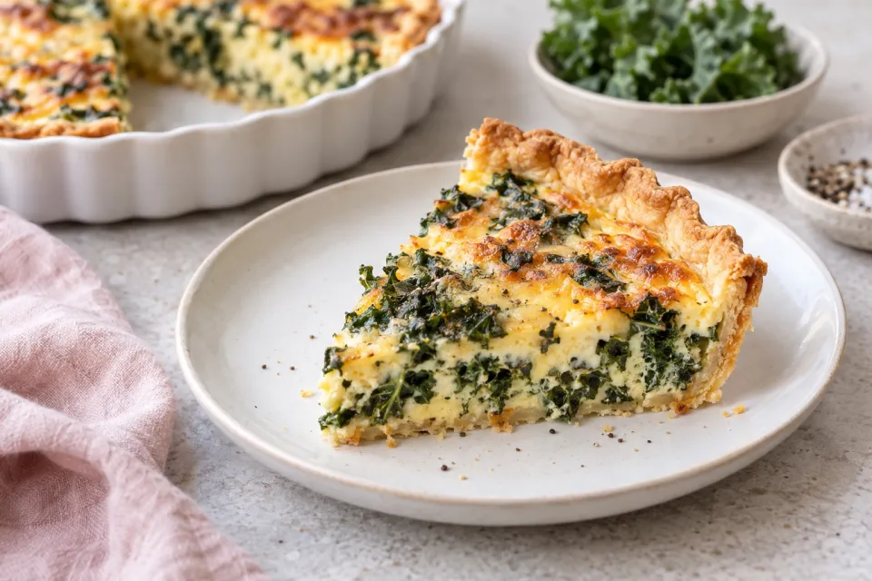 Easy Kale Quiche