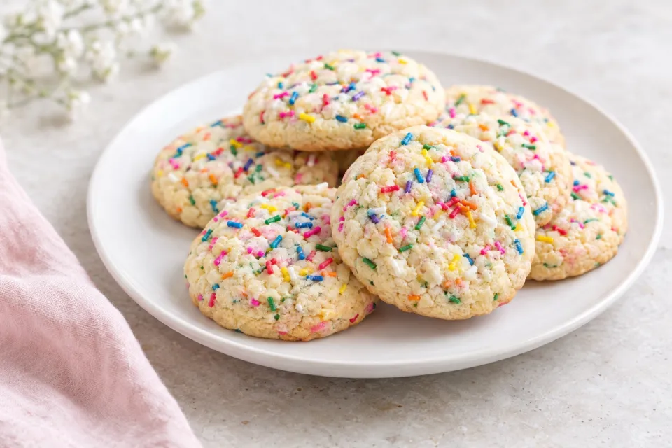 Vanilla Sprinkle Cookies