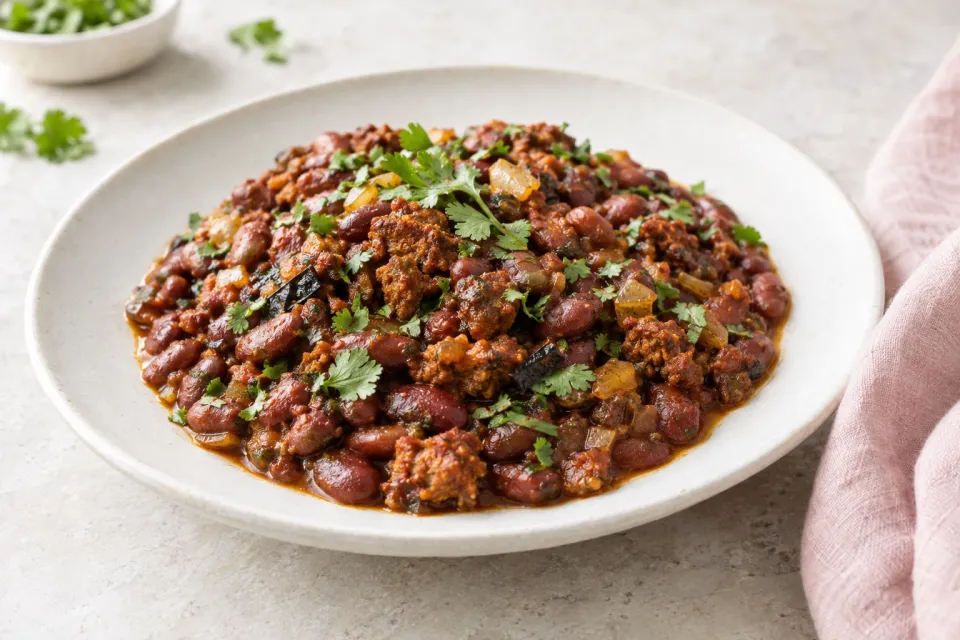 Chipotle and Chorizo Red Beans
