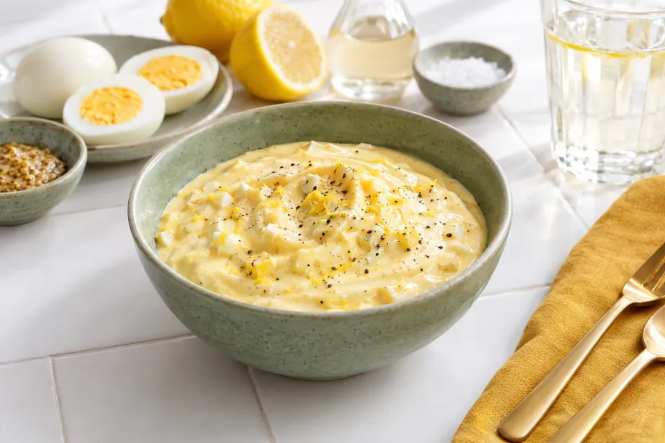 Julia Child's Cooked Egg Mayonnaise