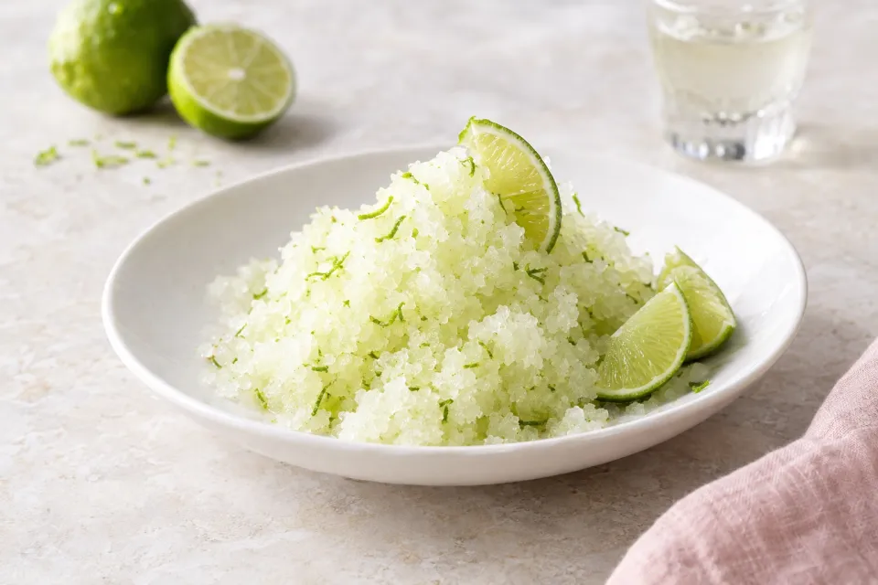 Key Lime Granita with Vodka