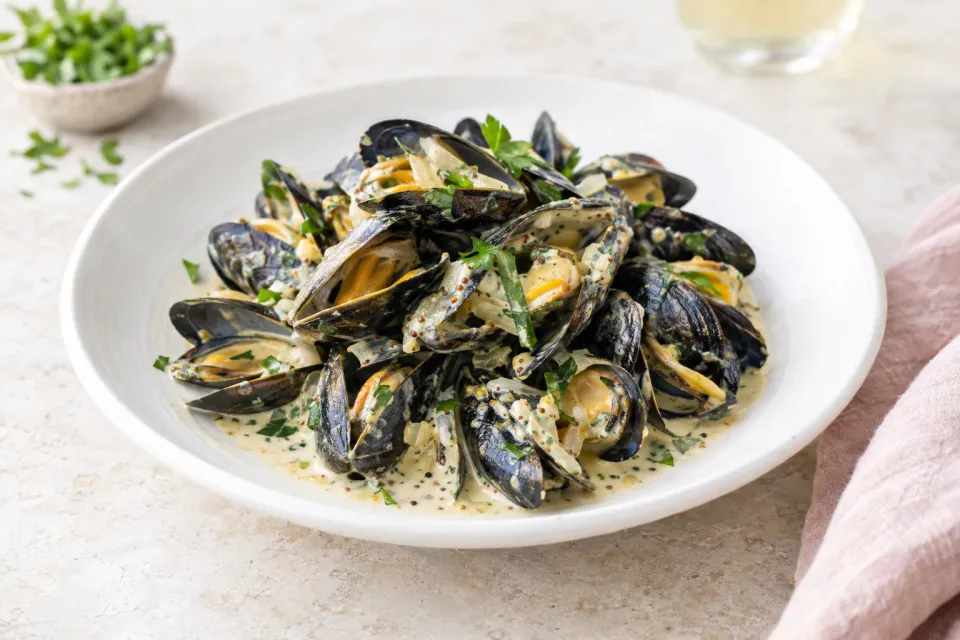 Moules Dijonnaise