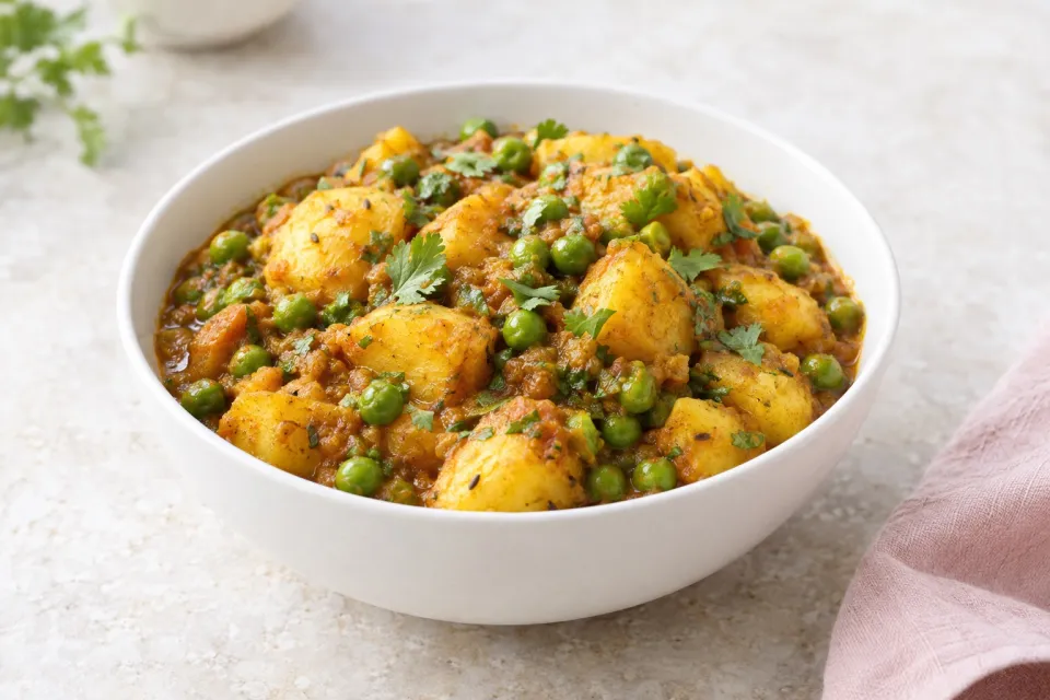 Potato and Pea Curry