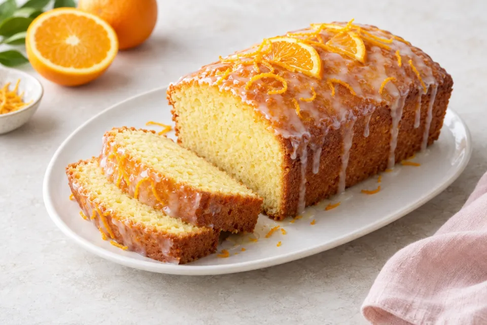 Glazed Orange Pound Cake