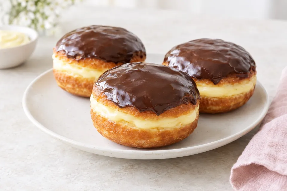 Boston Cream Doughnuts