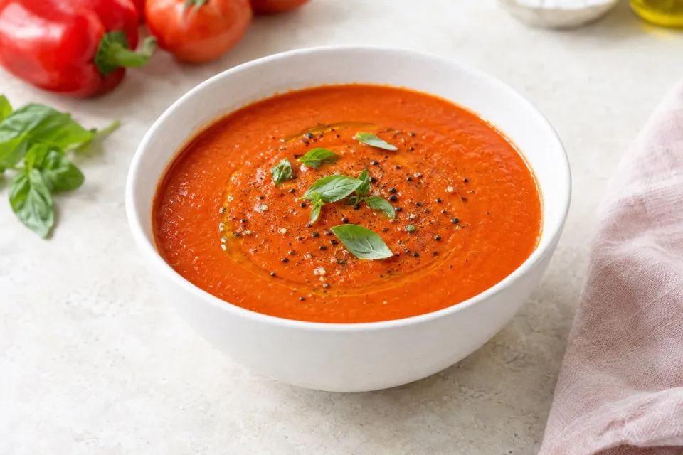 DIY Instant Tomato Bell Pepper Soup