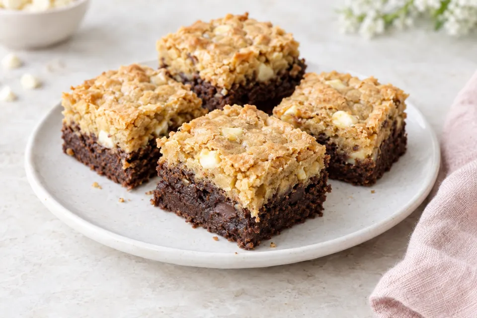 Blondie-Topped Brownies