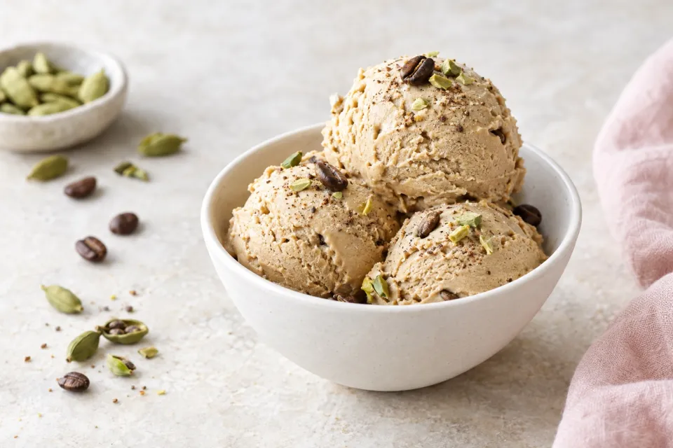 Coffee Cardamom Ice Cream