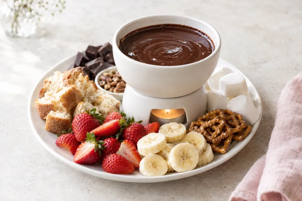 Bourbon Chocolate Fondue