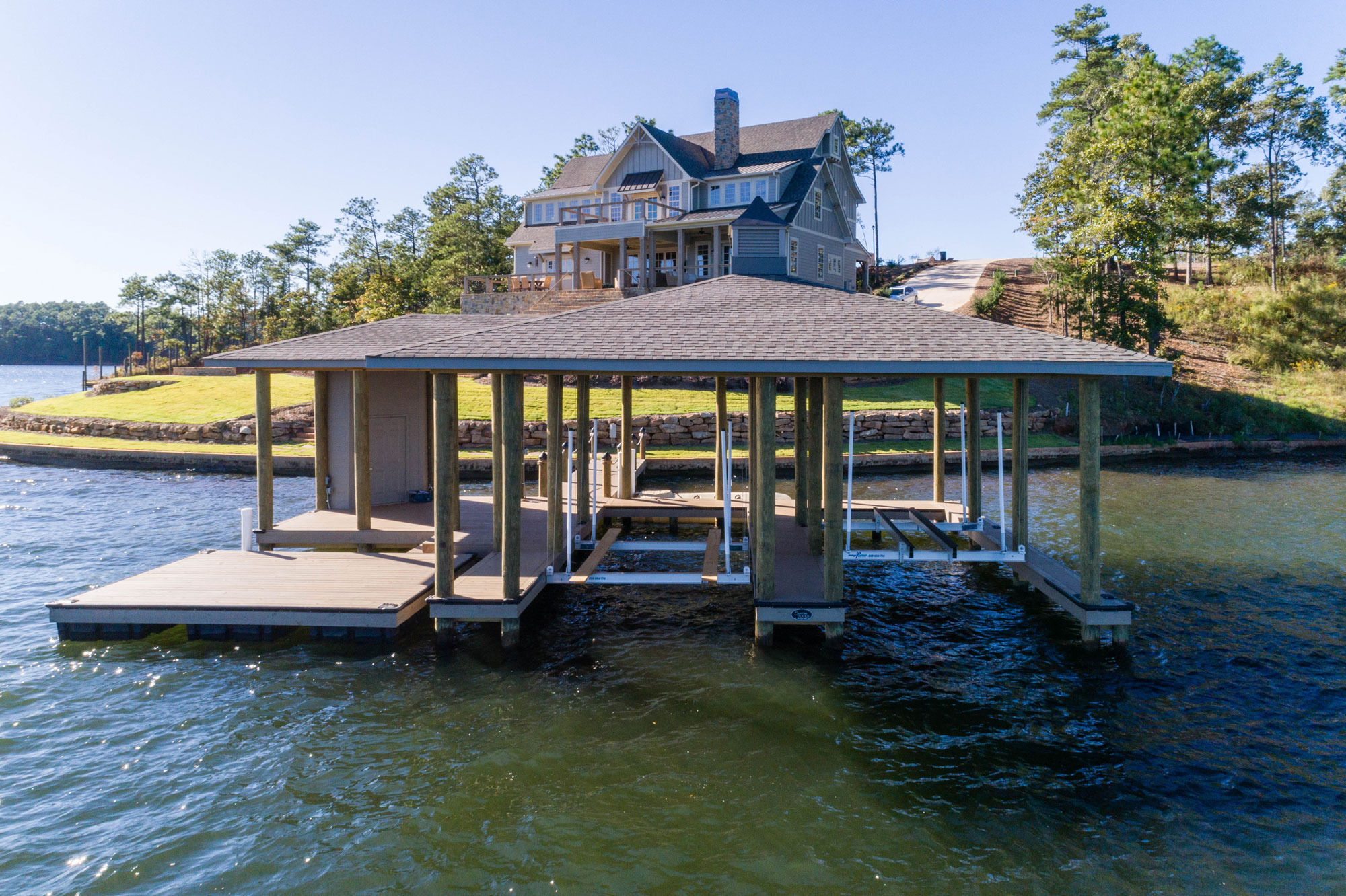 Boat Houses Sunrise Docks Lake Martin's Dock Builder