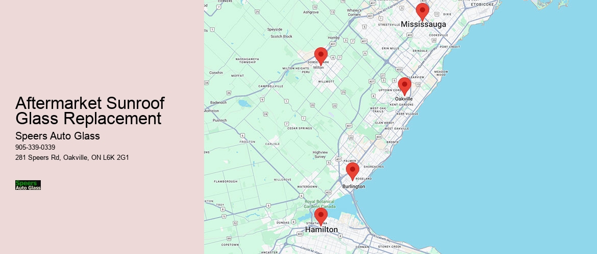 Aftermarket Sunroof Glass Replacement